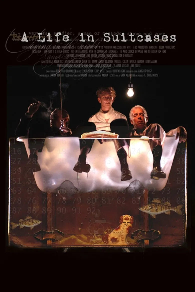 A Life in Suitcases: A History of Tulse Luper poster background