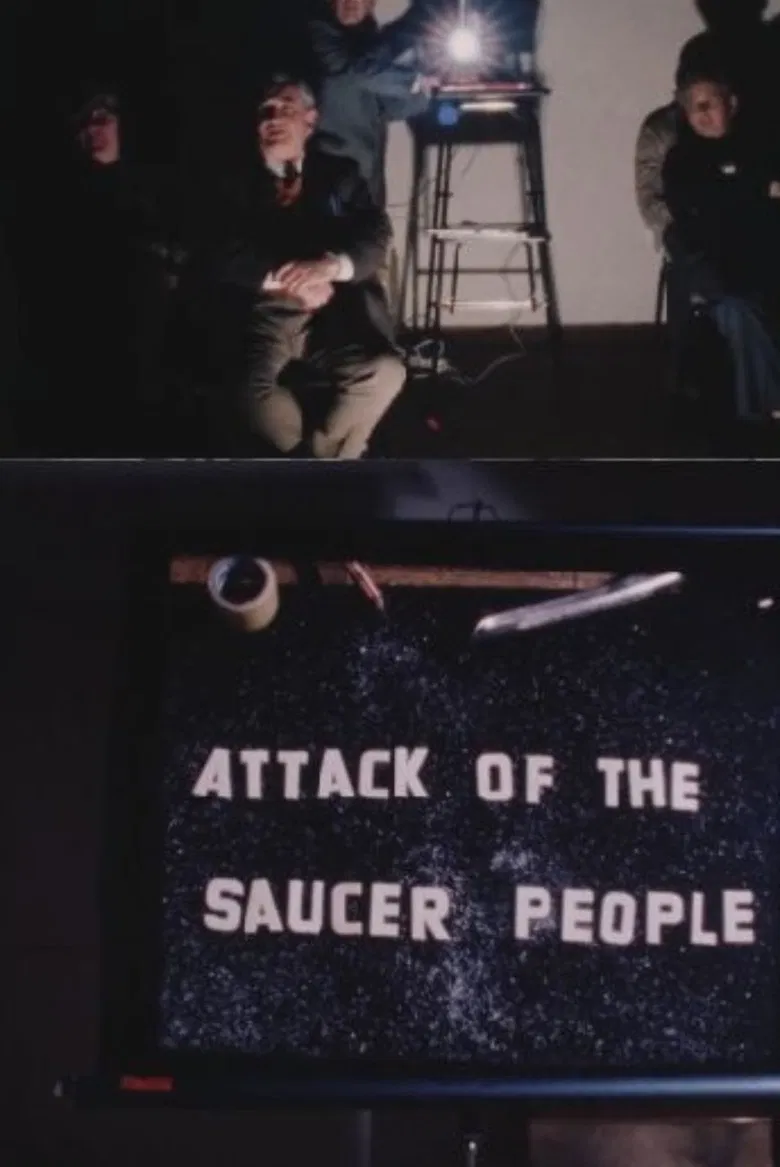The Attack of the Saucer People poster background