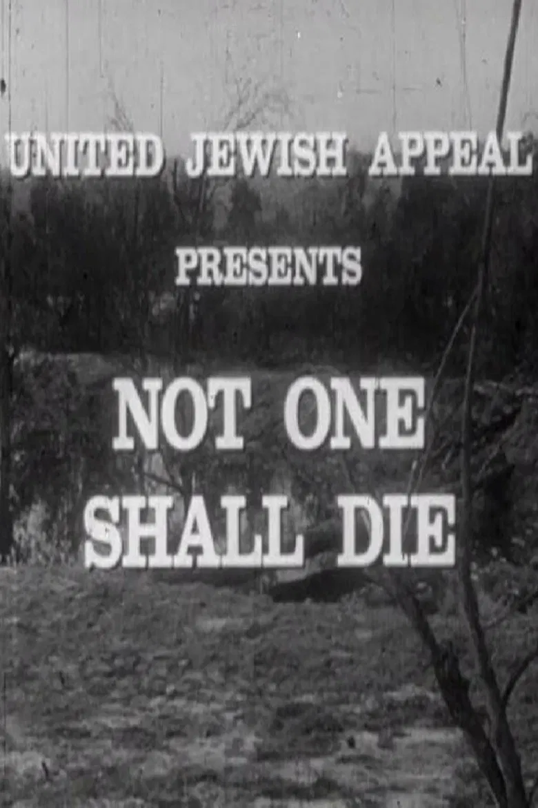 Not One Shall Die poster background