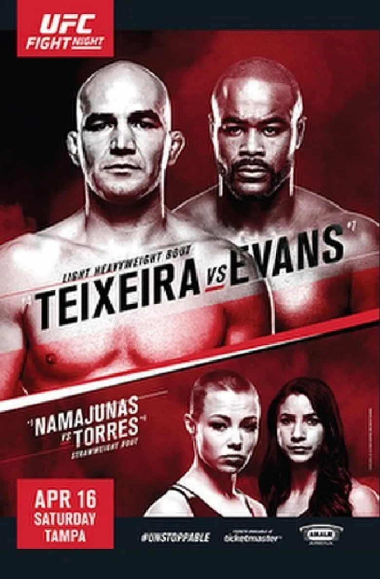 UFC on Fox 19: Teixeira vs. Evans poster background