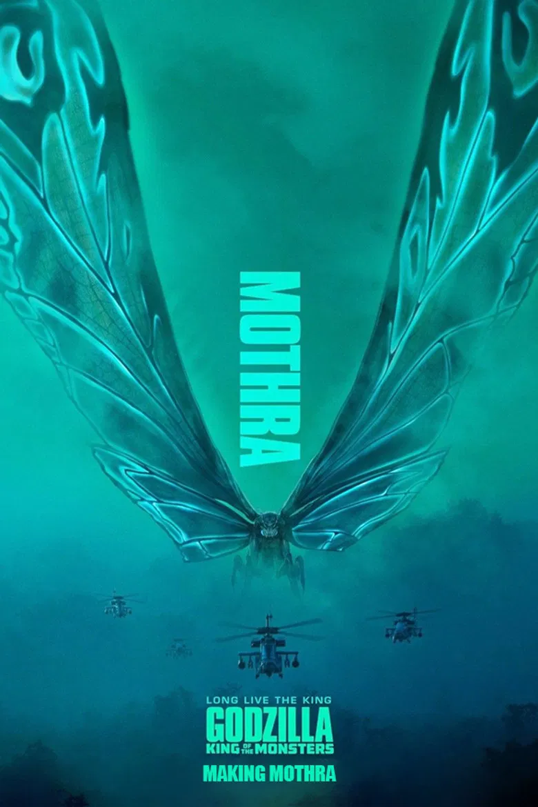 Making Mothra poster background