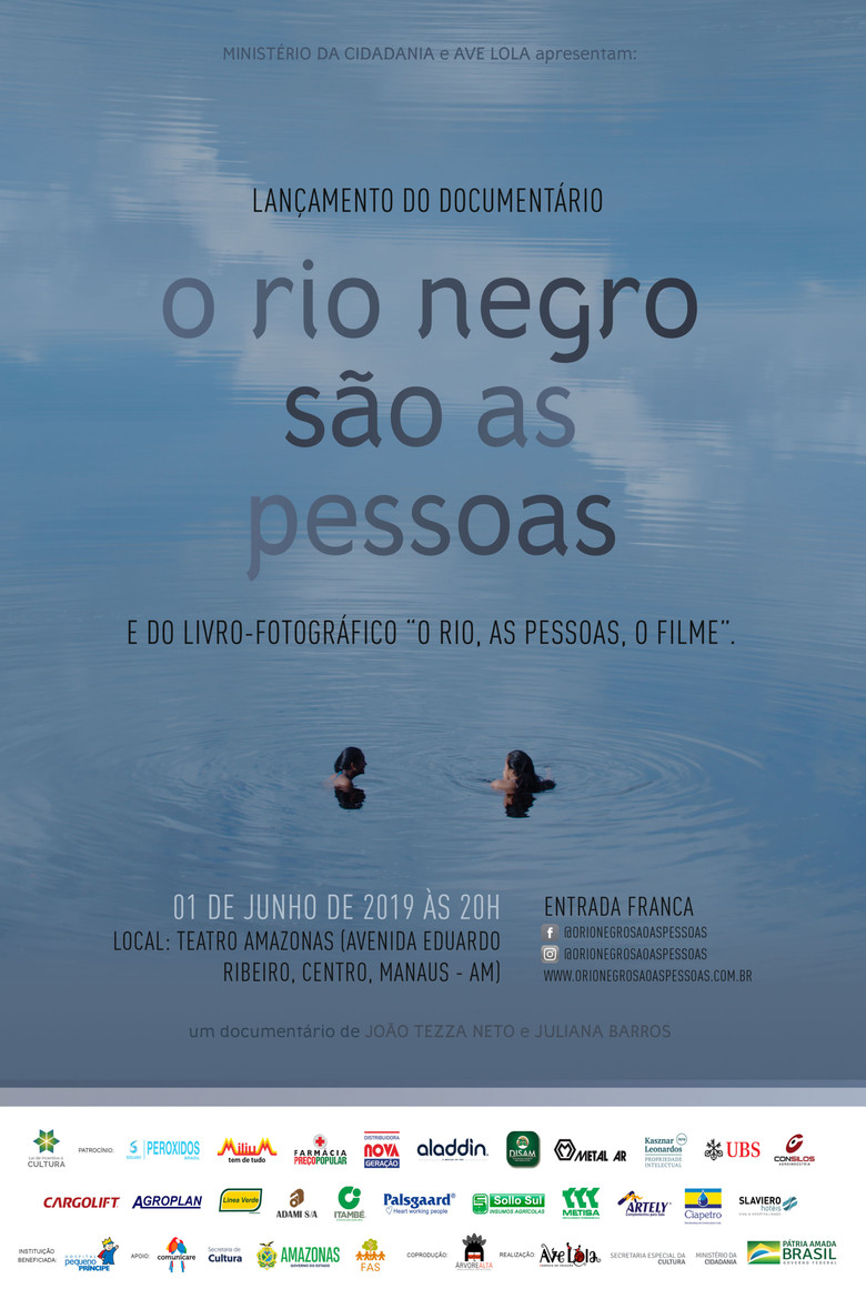 O Rio Negro São as Pessoas poster background