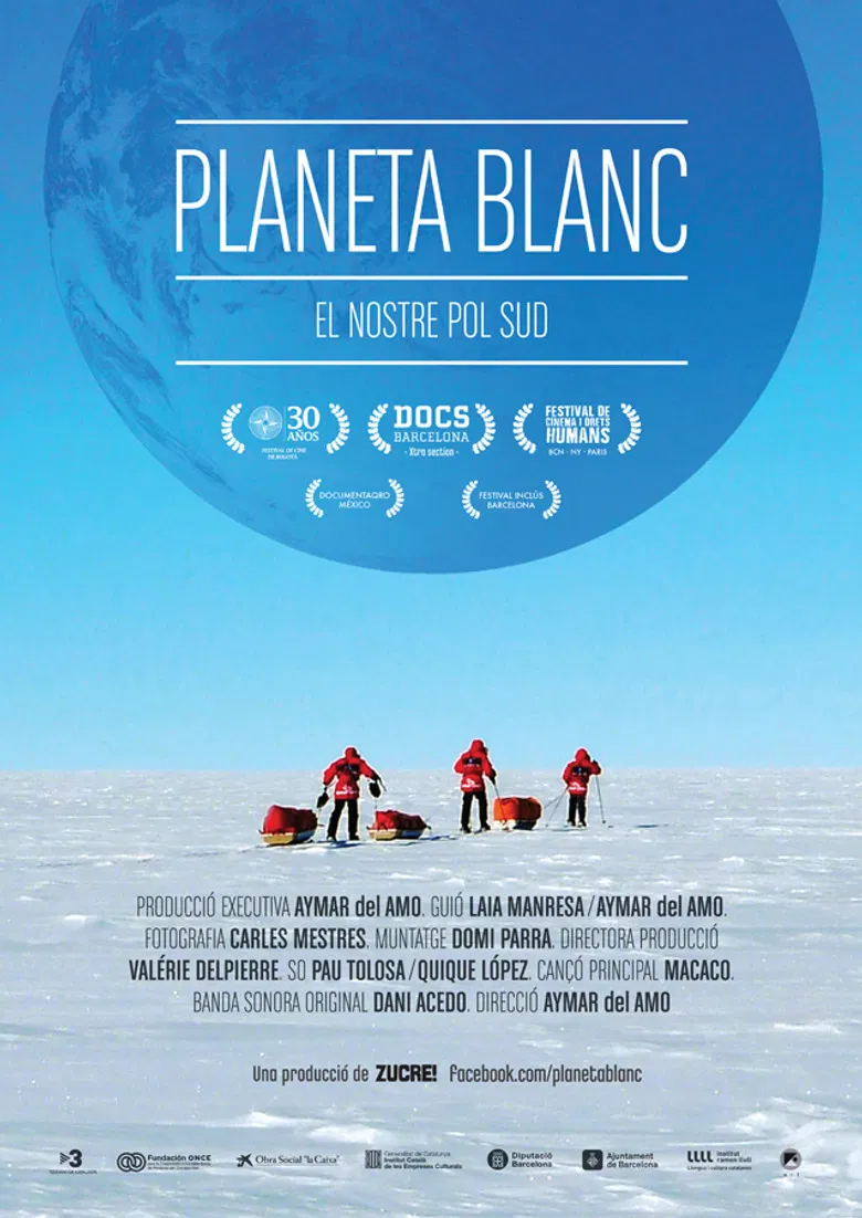 White Planet, our South Pole poster background