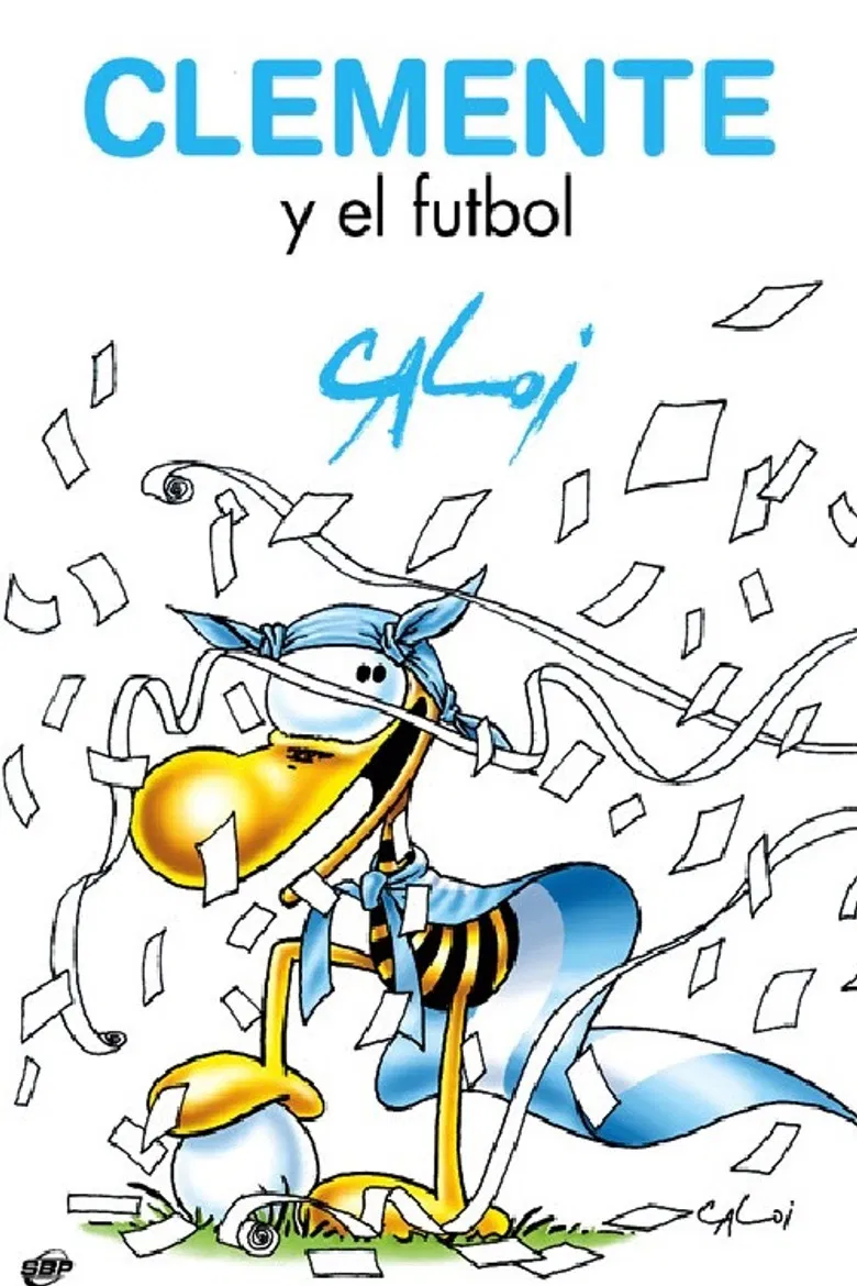 Clemente y el fútbol poster background