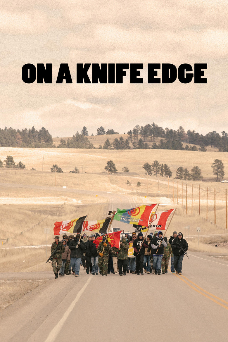 On a Knife Edge poster background