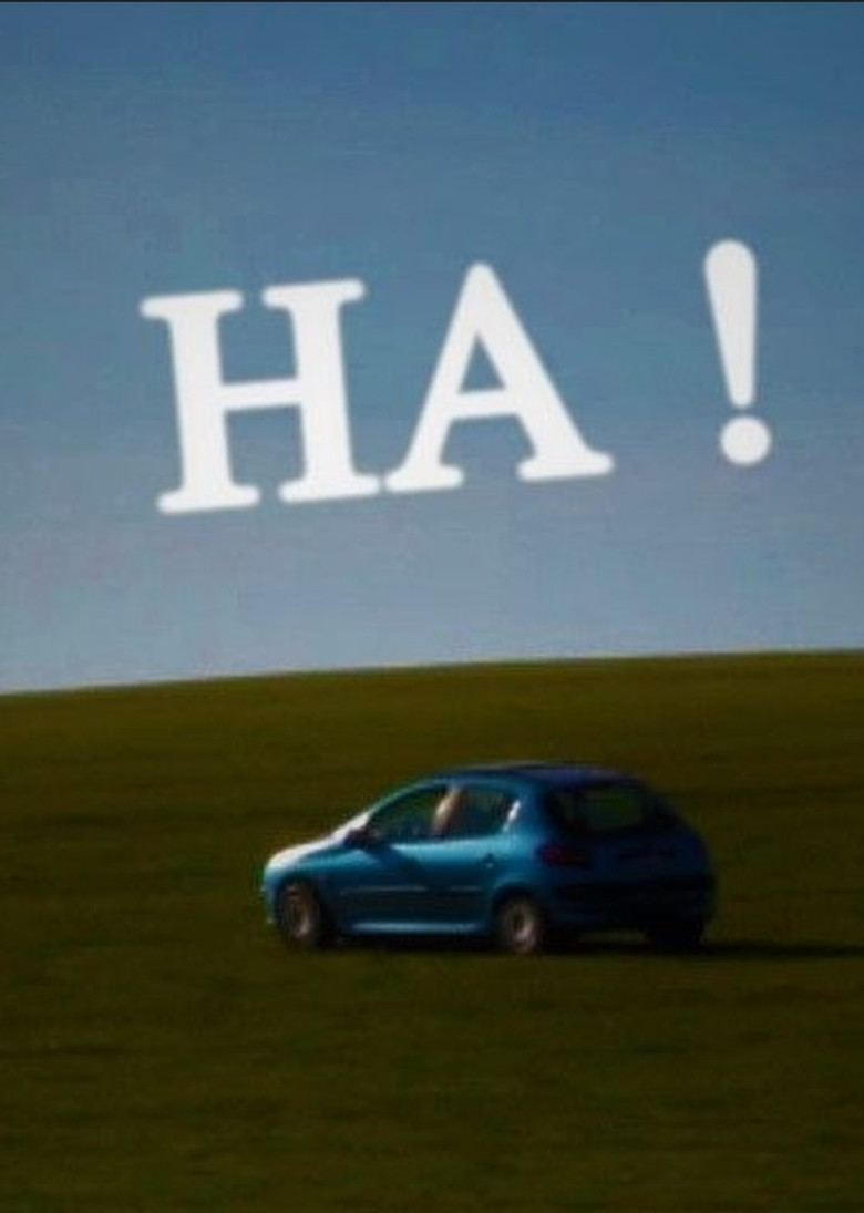 Ha! poster background