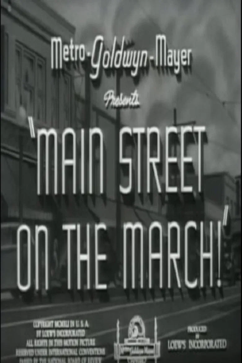 Main Street on the March! poster background