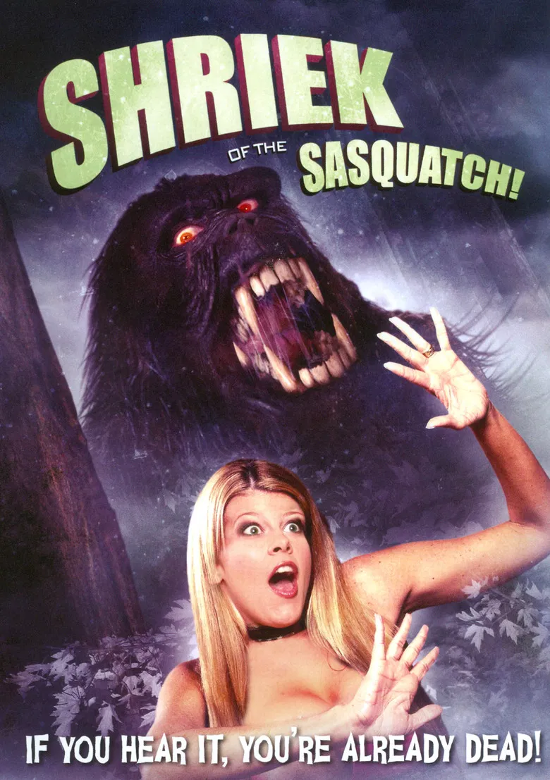 Shriek of the Sasquatch! poster background