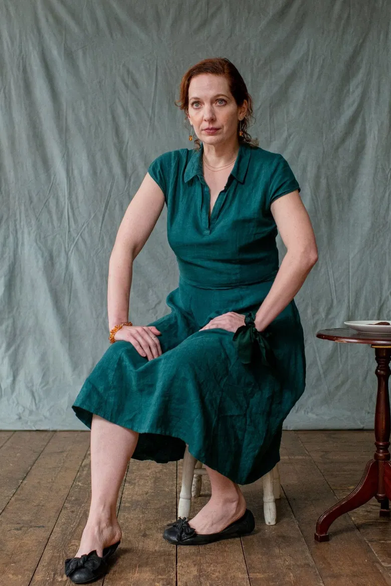 Sitting poster background