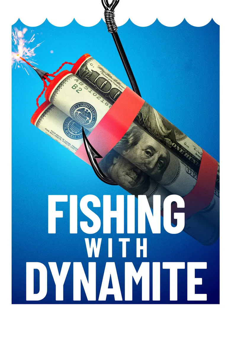 Fishing with Dynamite poster background