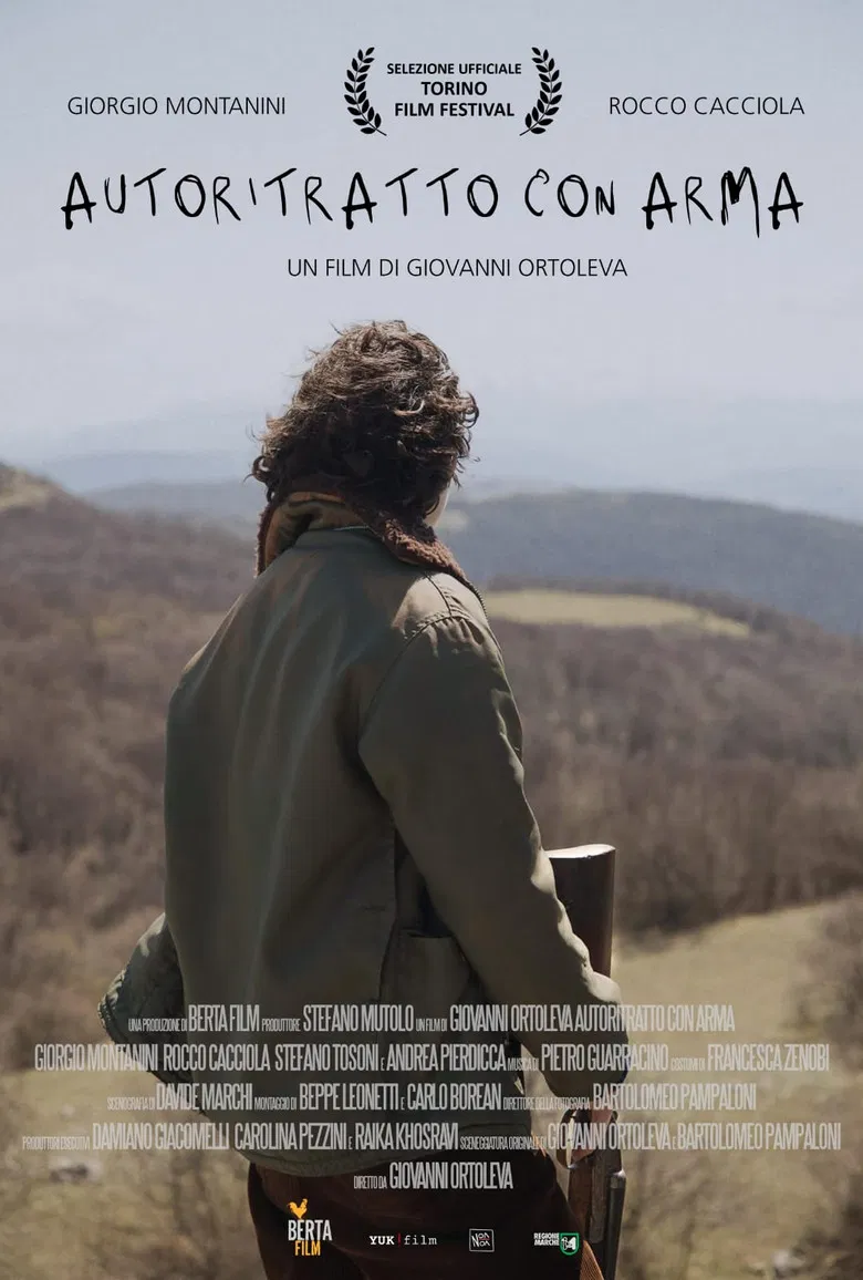 Autoritratto con arma poster background