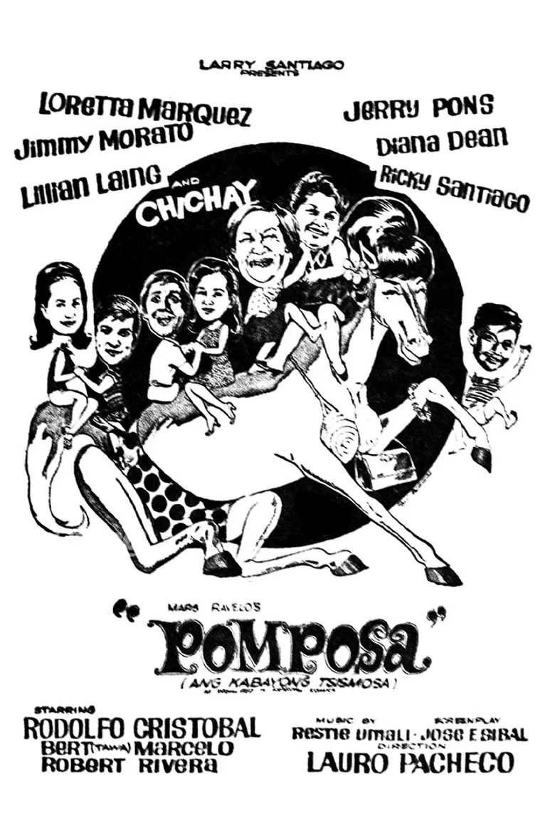 Pomposa: Ang Kabayong Tsismosa poster background