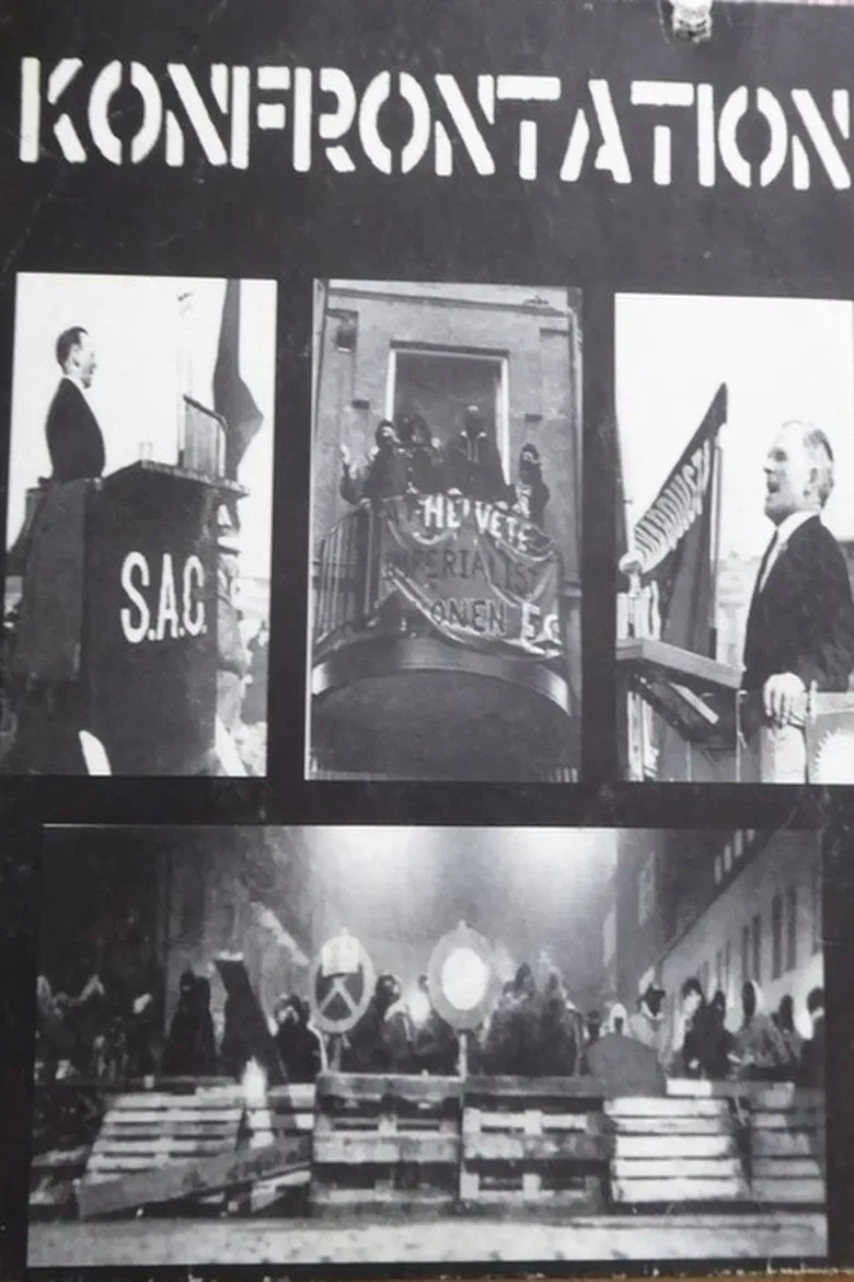 Konfrontation poster background