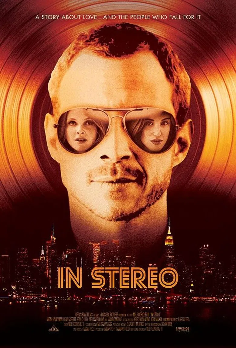 In Stereo poster background