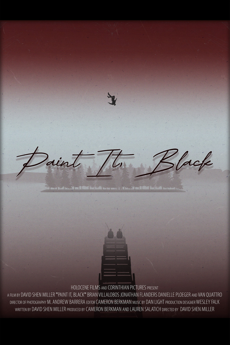 Paint it, Black poster background