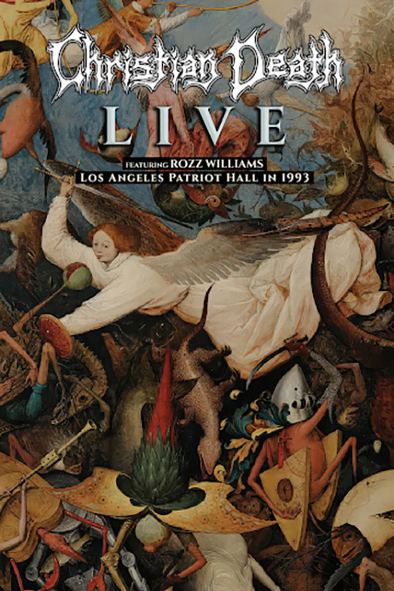 Christian Death: Live poster background