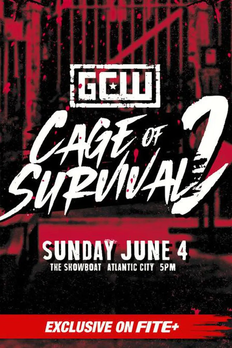 GCW Cage of Survival 2 poster background