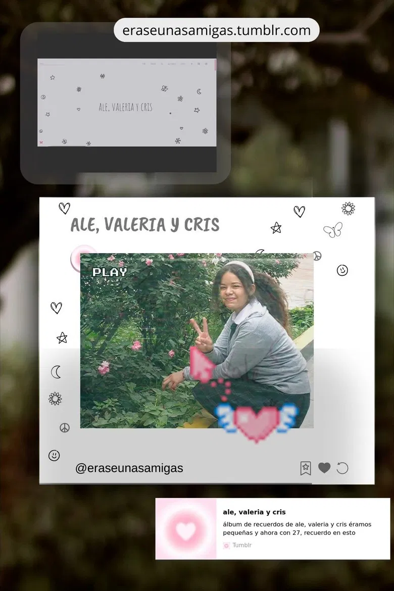 Érase unas amigas poster background