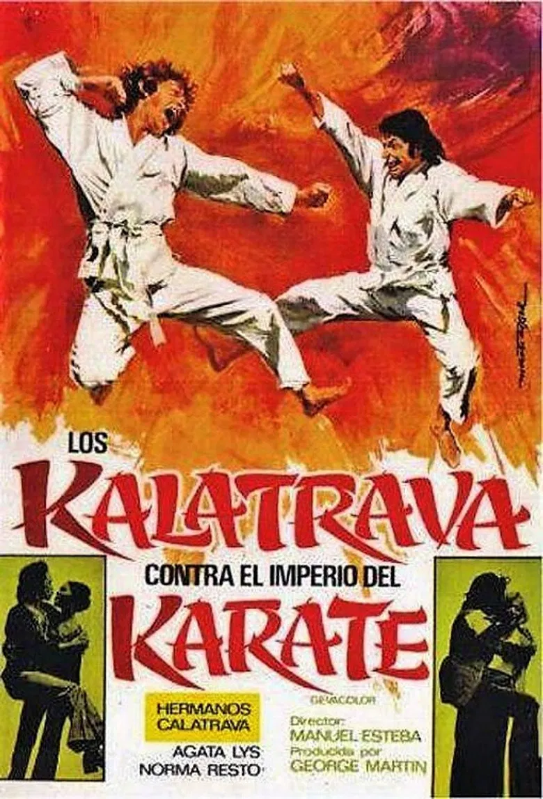 Los Kalatrava contra el imperio del karate poster background
