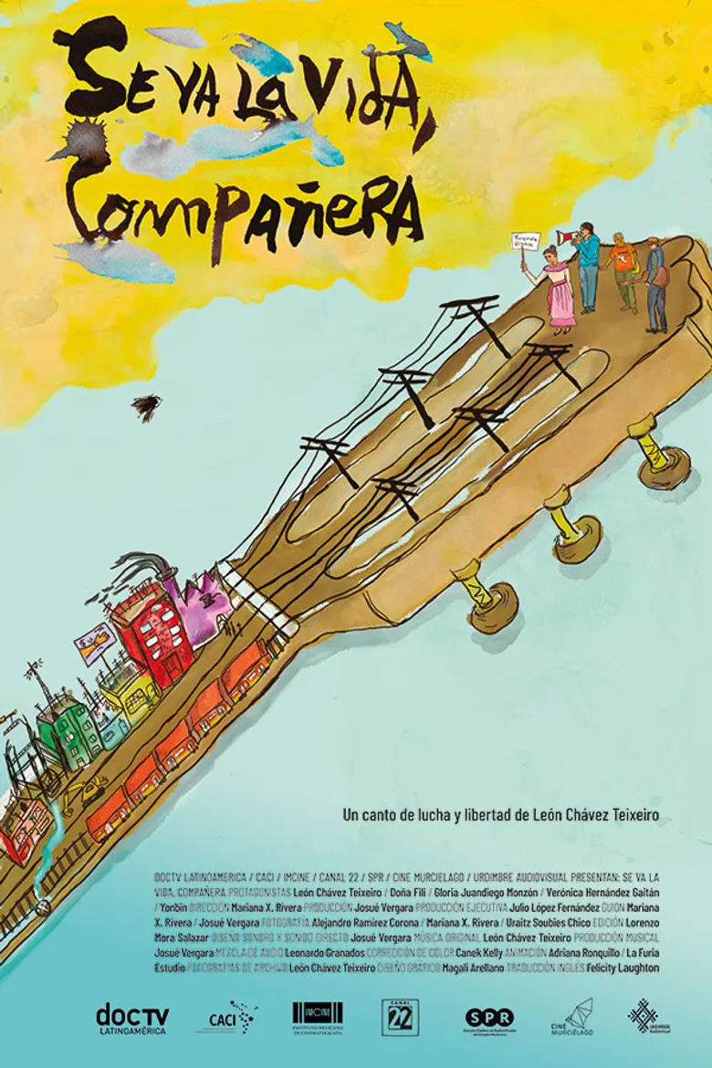 Life Is Parting, Comrade poster background