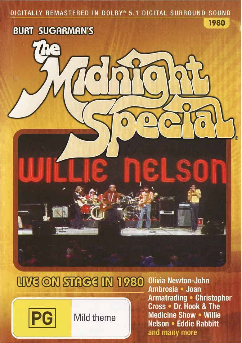 The Midnight Special Legendary Performances 1980 poster background