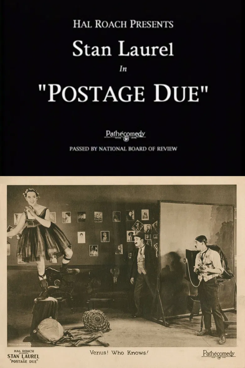 Postage Due poster background