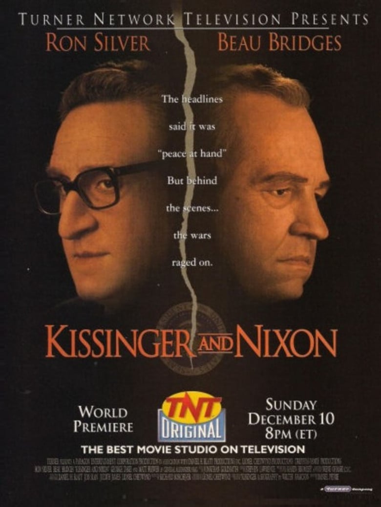 Kissinger and Nixon poster background