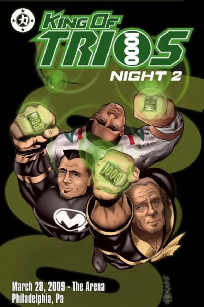 Chikara King Of Trios 2009 - Night 2 poster background