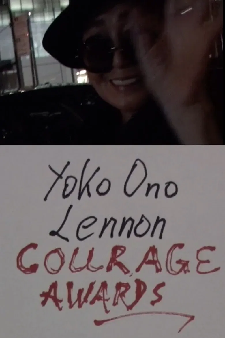 Yoko Ono Lennon's Courage Awards 2016: Laurie Anderson, Mohammad el Gharani, Eileen Boxer, RoseLee Goldberg, LoftOpera poster background