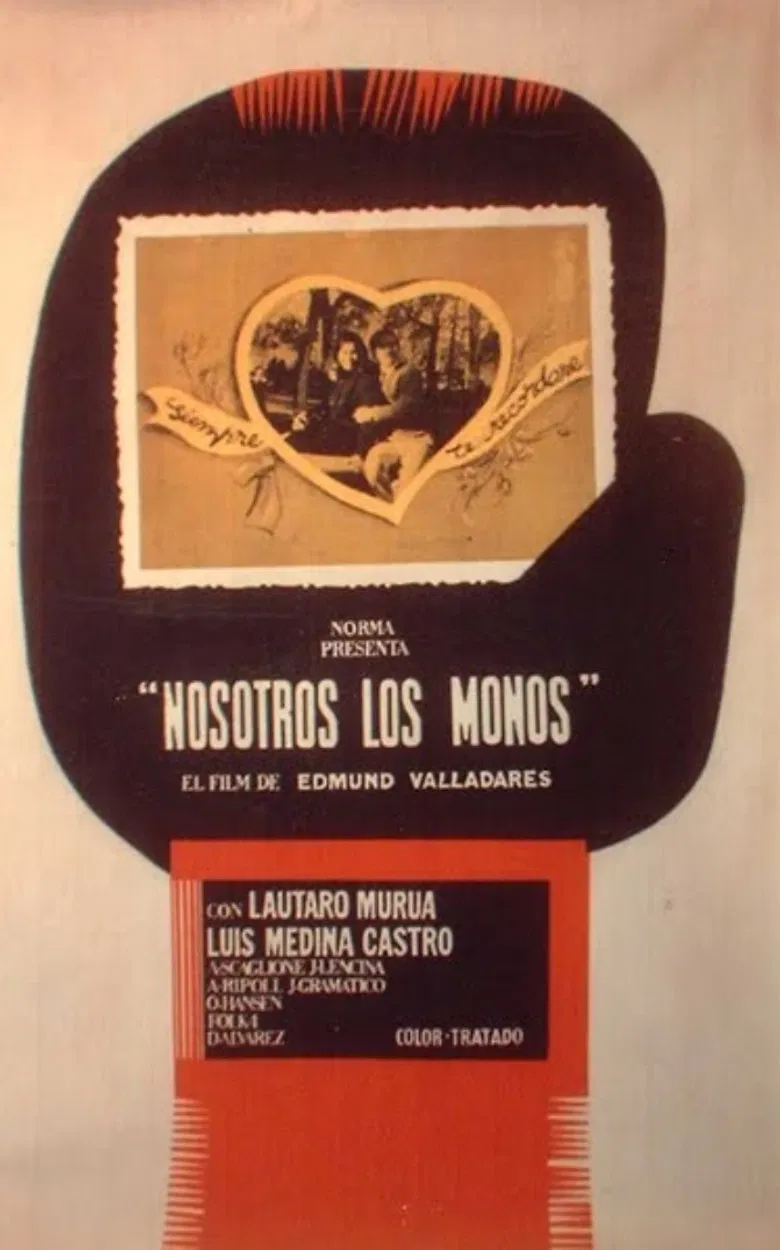 Nosotros los monos poster background
