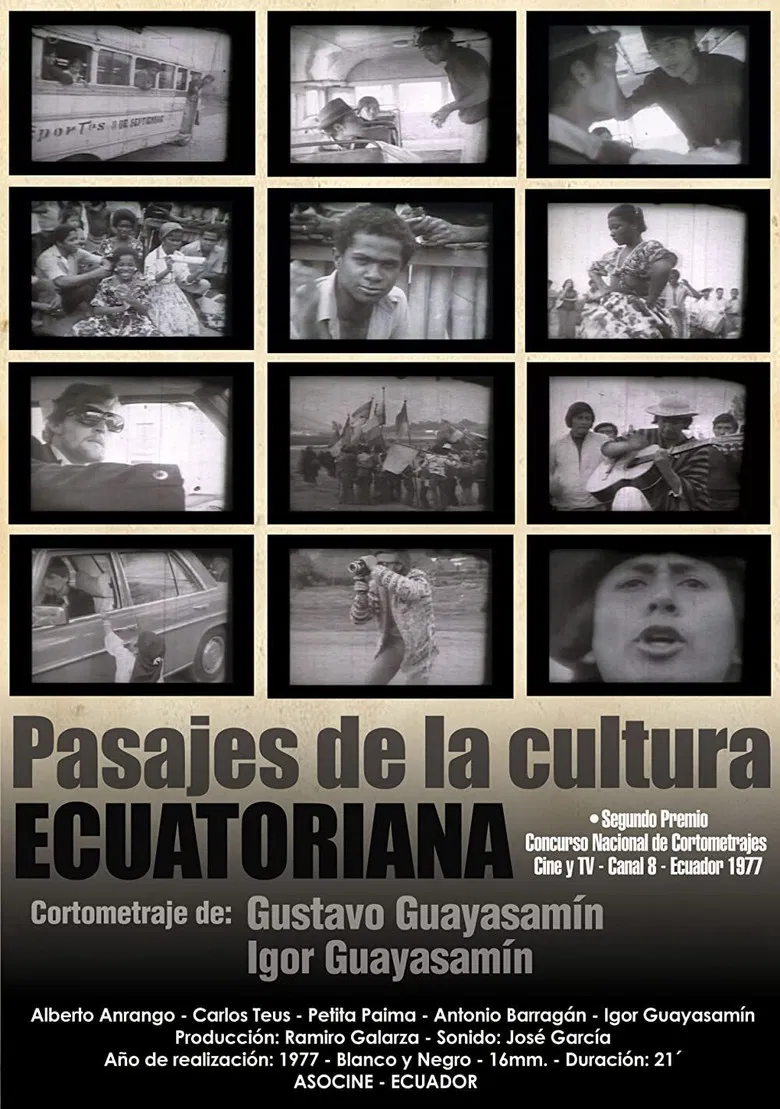 Pasajes de la cultura ecuatoriana poster background