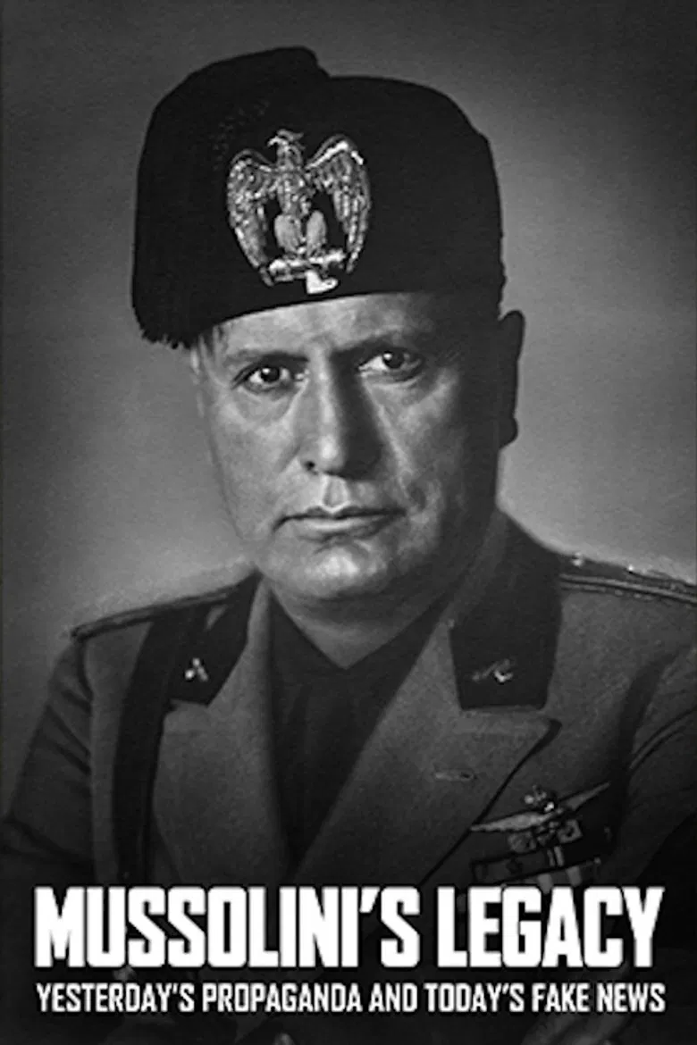 Mussolini's Legacy: Yesterday's Propaganda and Today's Fake poster background