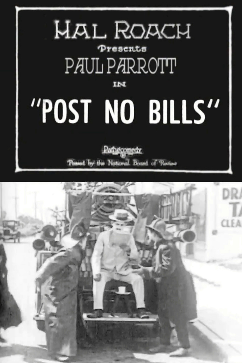 Post No Bills poster background
