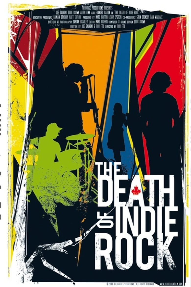 The Death of Indie Rock poster background