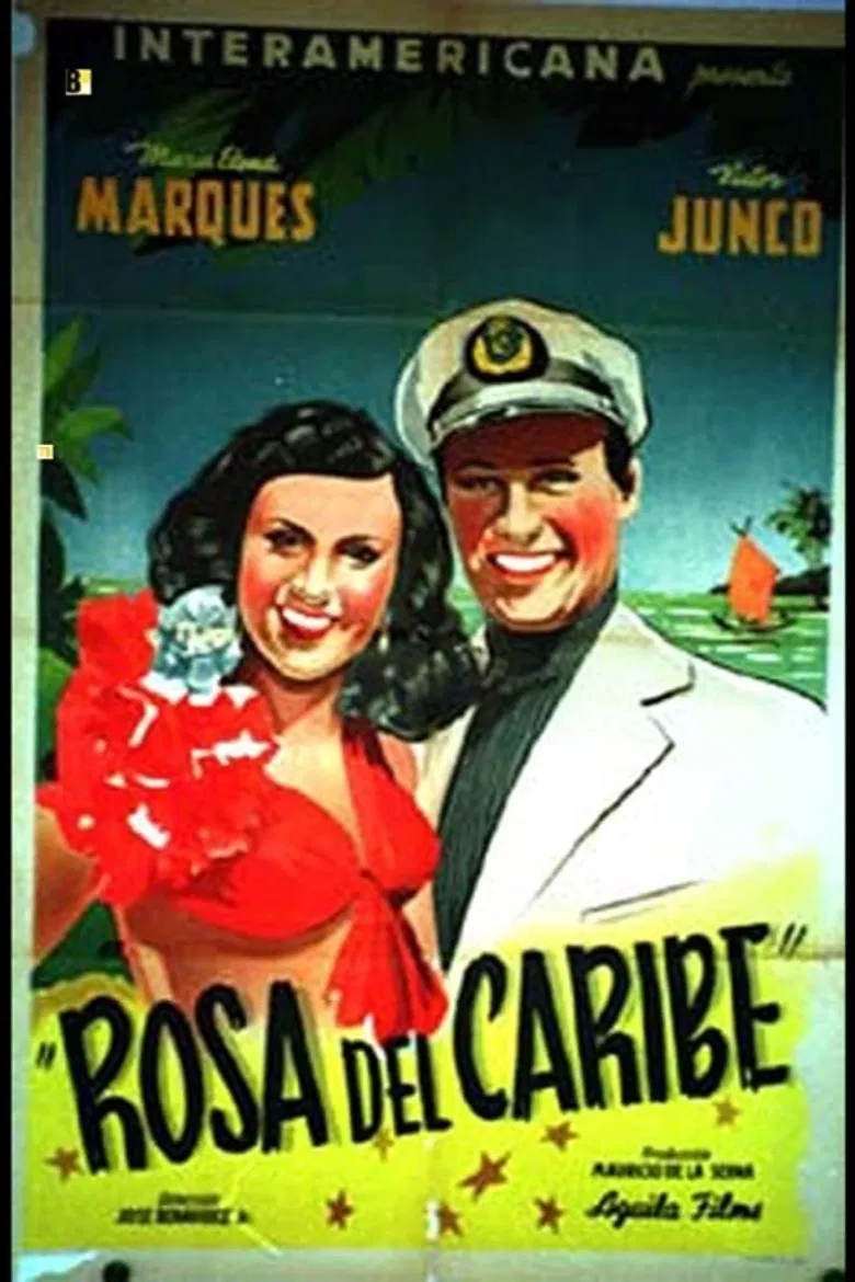 Rosa del Caribe poster background