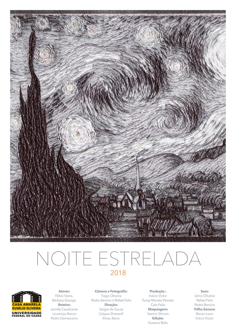 Noite Estrelada poster background