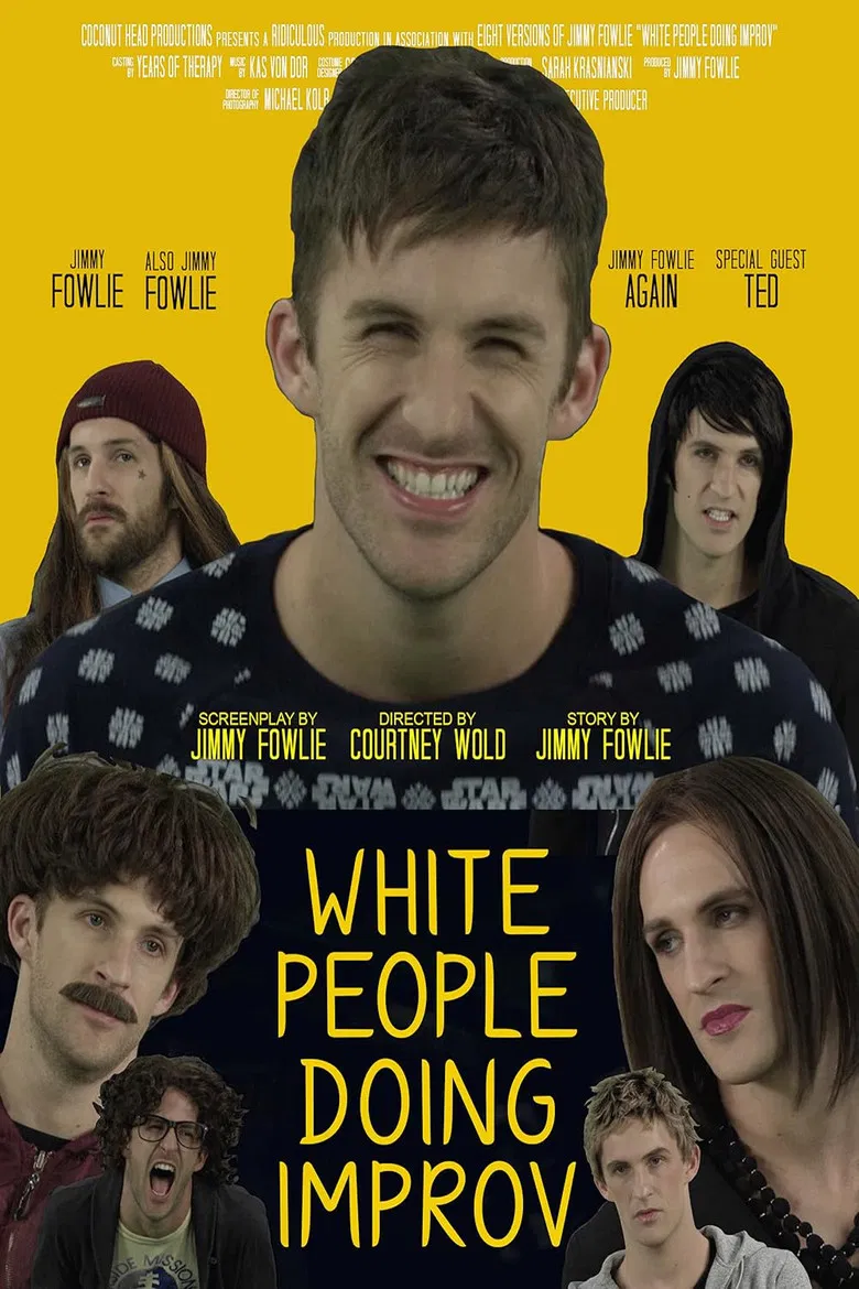 White People Doing Improv poster background