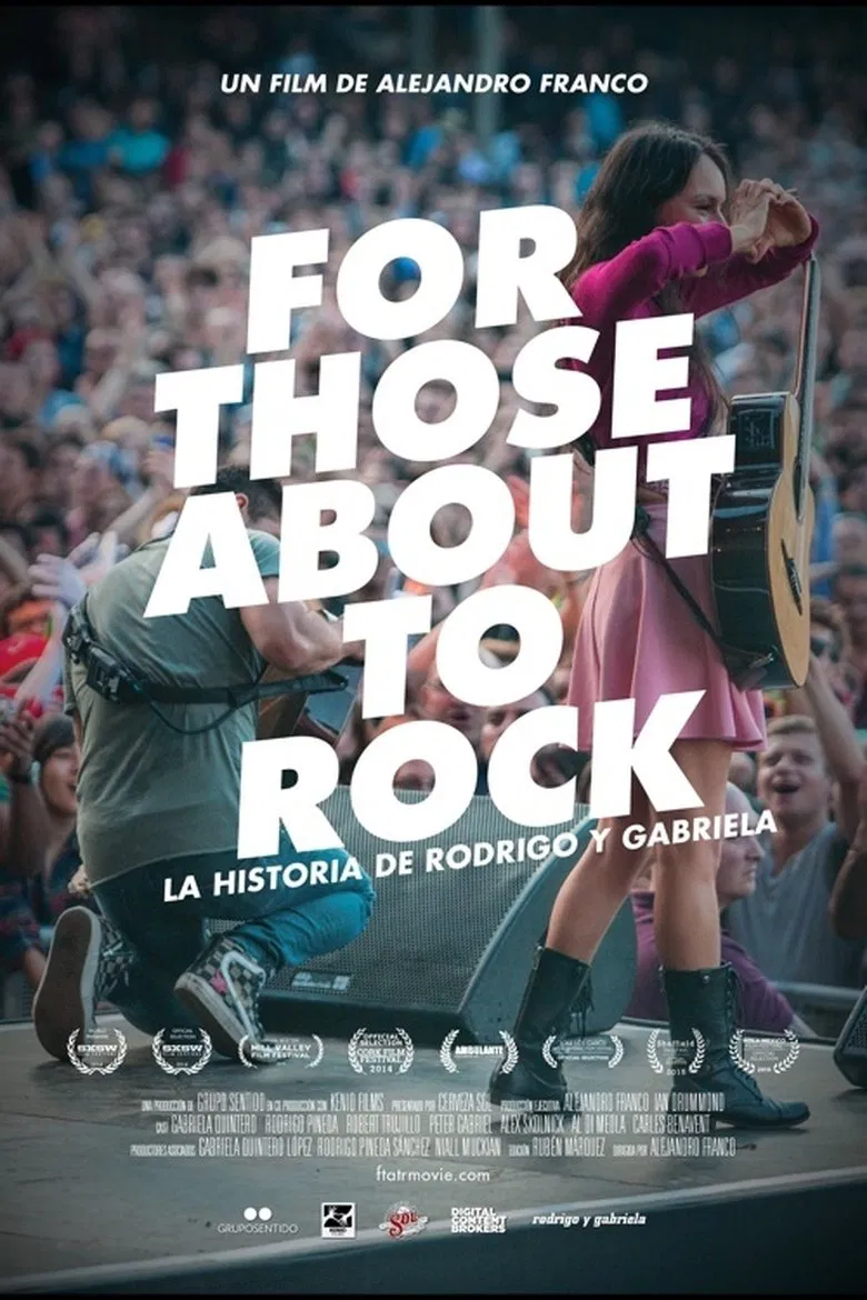 For Those About to Rock. The Story of Rodrigo y Gabriela poster background