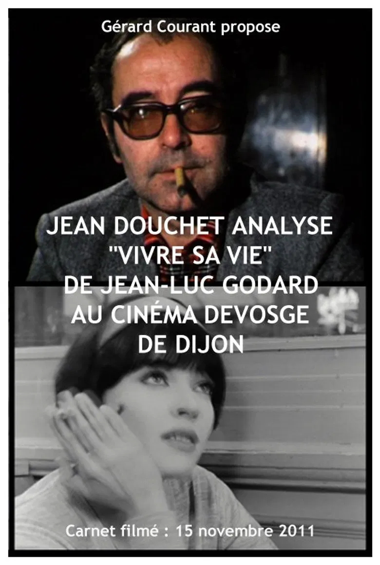 Jean Douchet analyse « Vivre sa vie » de Jean-Luc Godard au cinéma Devosge de Dijon poster background