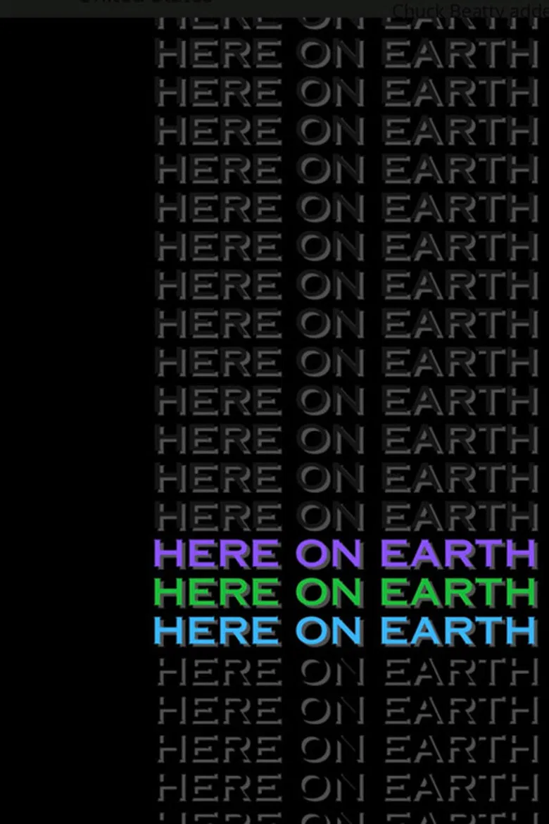 Here on Earth poster background