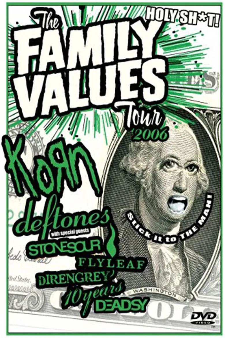 Family Values Tour 2006 poster background