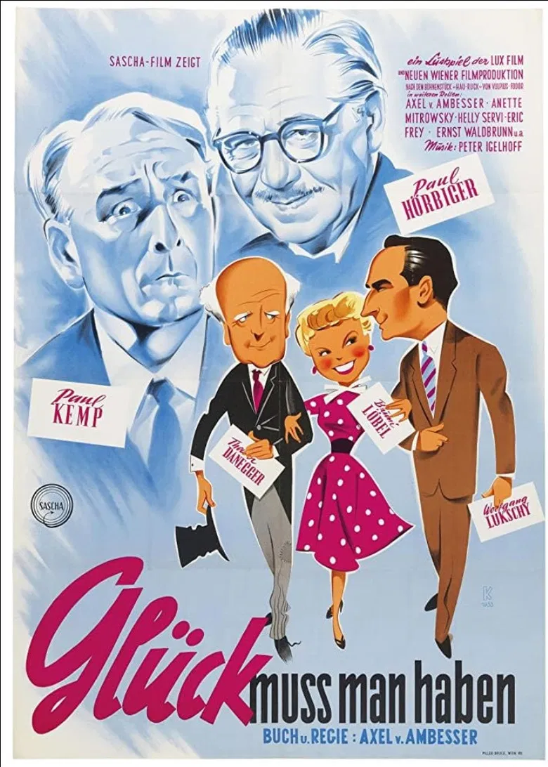 Drei, von denen man spricht poster background