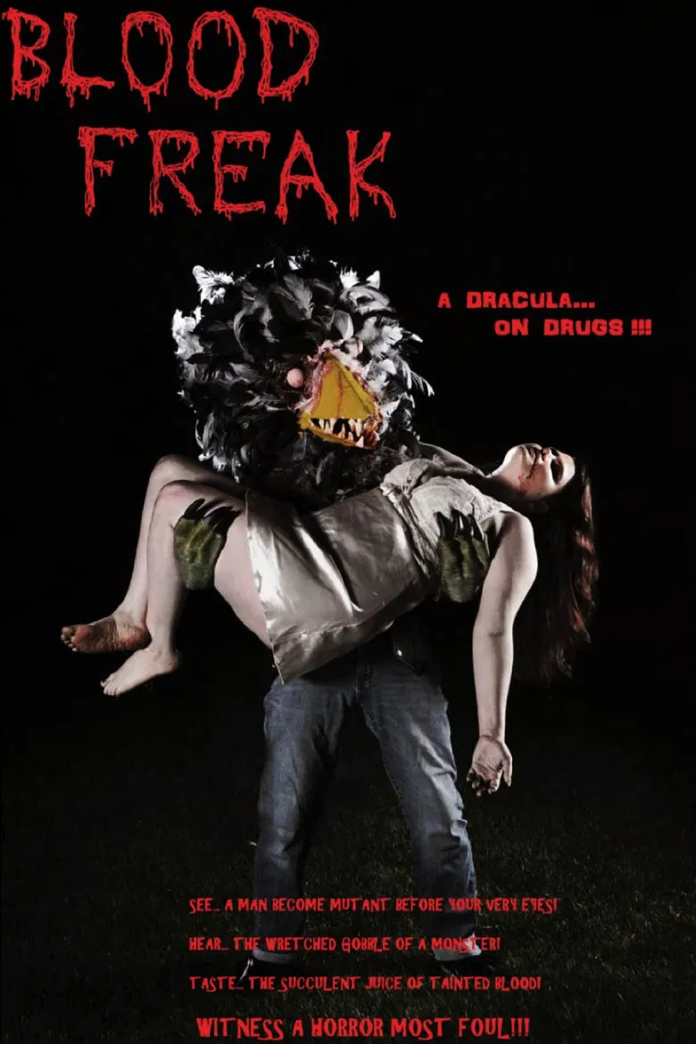 Blood Freak poster background