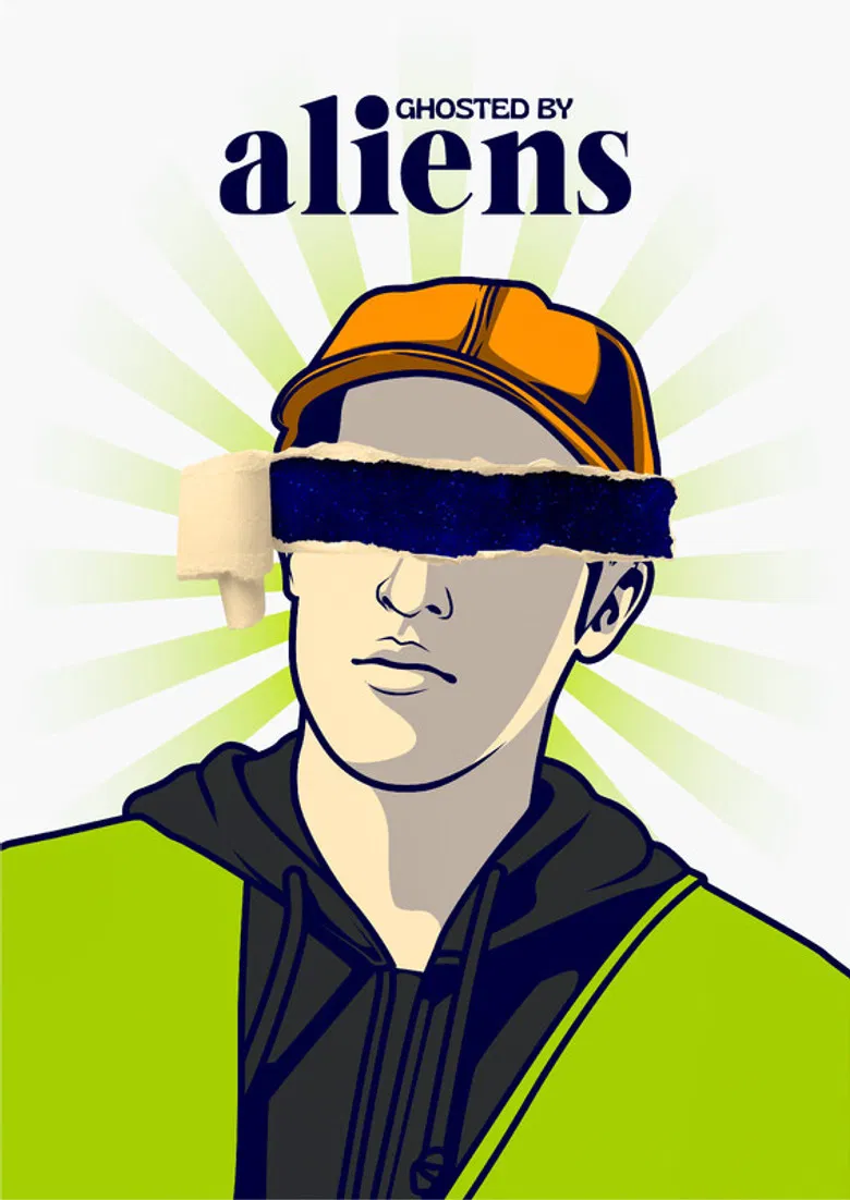 Ghosted by Aliens poster background