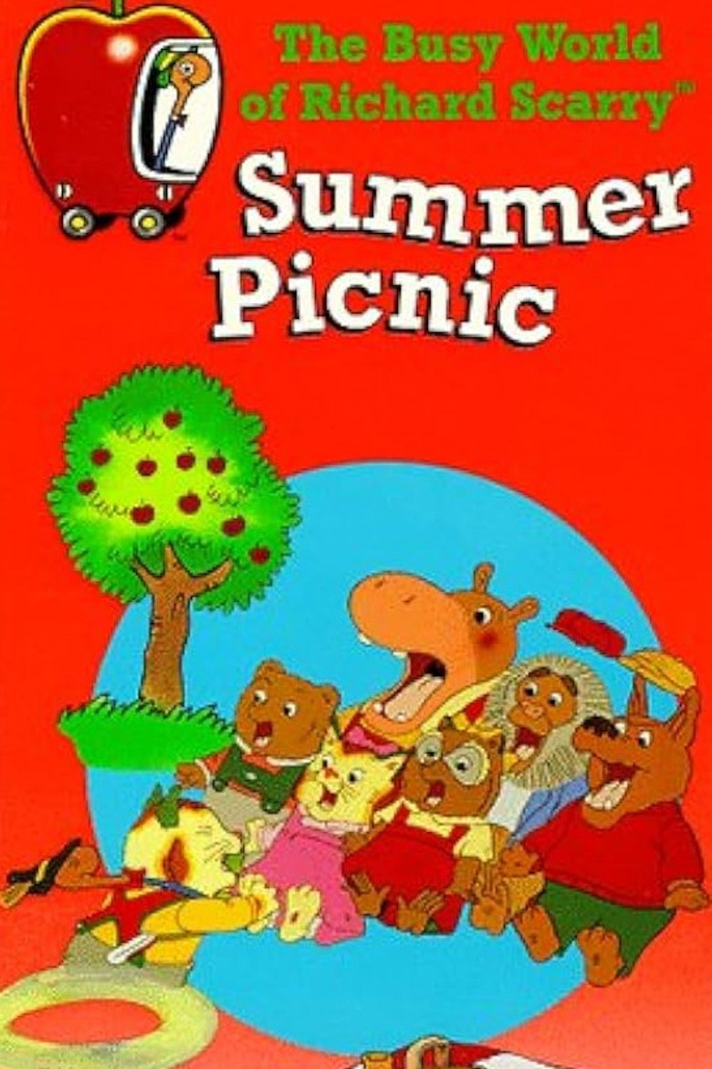 The Busy World of Richard Scarry: Summer Picnic poster background