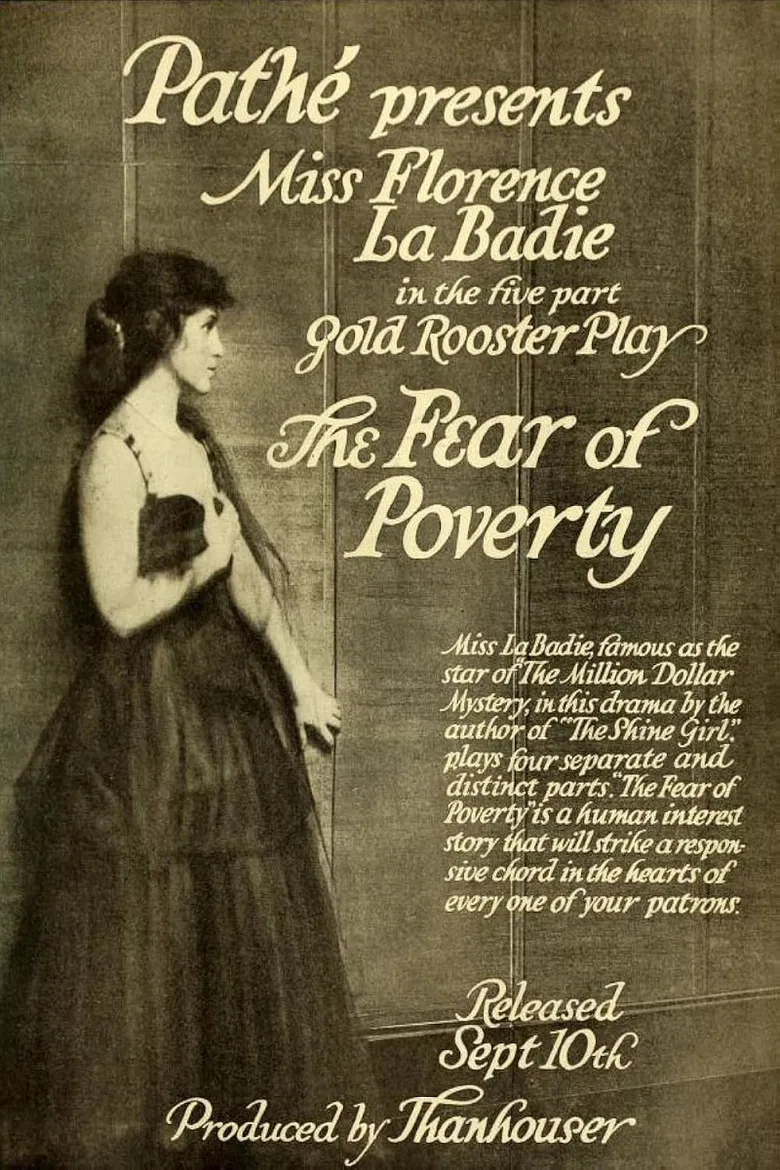 The Fear of Poverty poster background