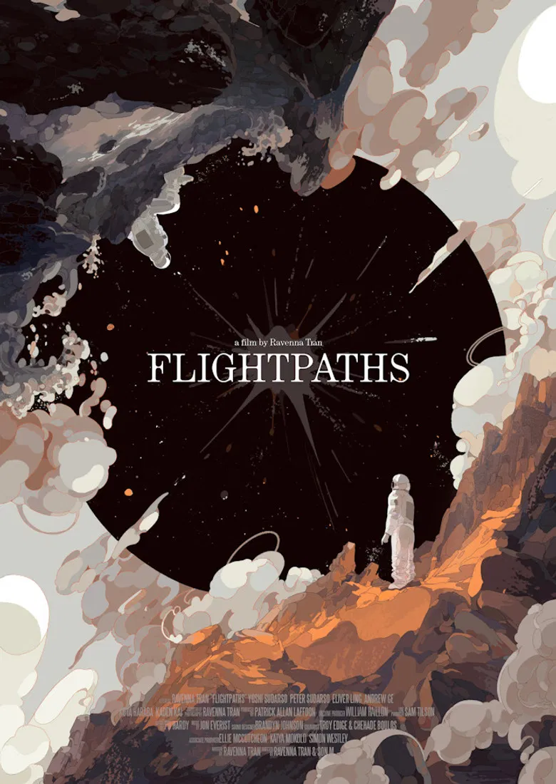 FLIGHTPATHS poster background