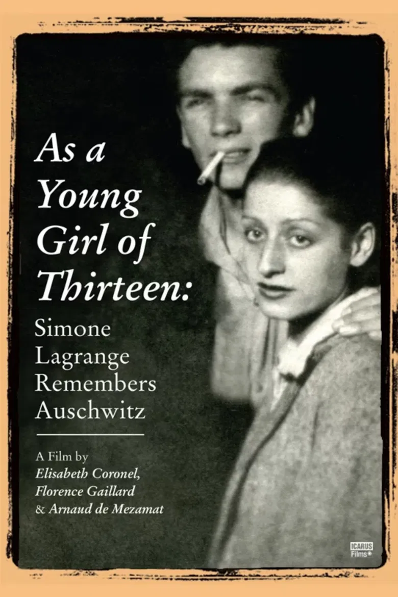 As a Young Girl of Thirteen: Simone Lagrange Remembers Auschwitz poster background