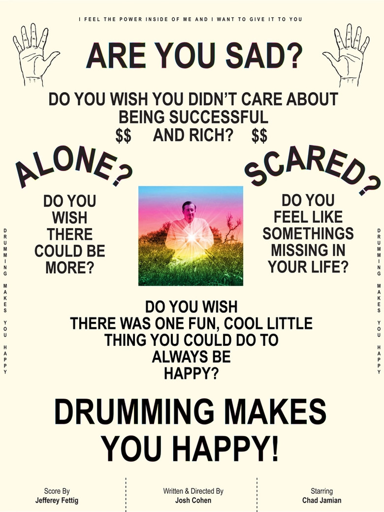 Drumming Makes You Happy poster background
