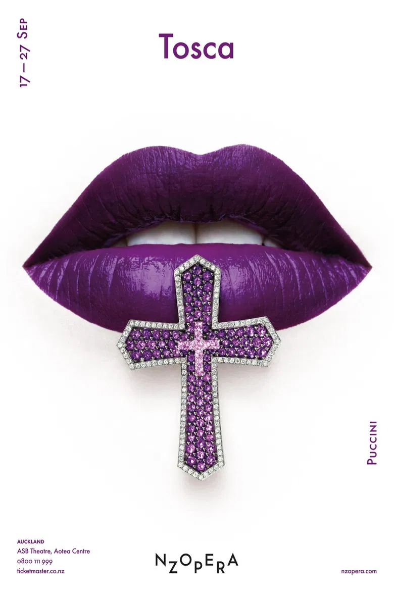 Tosca - NEW ZEALAND OPERA poster background